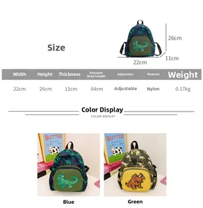 Tabella delle taglie e dimensioni dello zainetto leggero in nylon con dinosauri