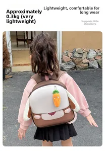 Sac à dos lapin léger pour enfants pesant seulement 0,3 kg pour les activités de plein air