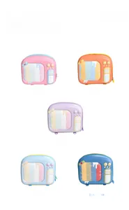 Collection de sacs à dos TV rétro pour enfants en cinq couleurs éclatantes