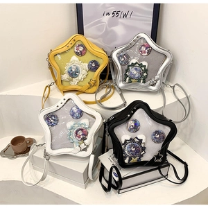 Sacs Ita en forme d'étoile en quatre couleurs avec fenêtre pour accessoires anime