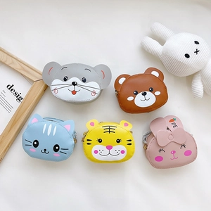 Cute cartoon animal crossbody bags for kids featuring rabbit bear and cat styles