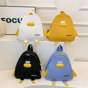 Sac À Dos Enfants Canard Dessin Animé Nylon Léger Forme Animale 3D Sac D'école Pour Tout-petits Garçons Filles Maternelle