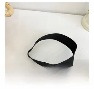 Close-up of high-density black woven strap showing durable texture and flexible material