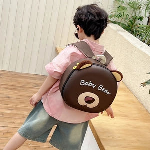 3D cartoon bear backpack for kids with luminous effect and Baby Bear printed design