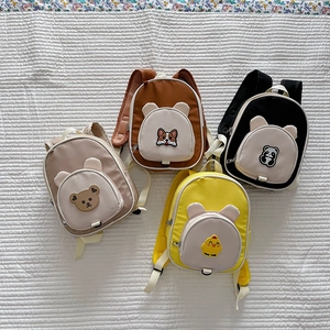 Kids Cartoon Animal Backpack Oxford Cloth Lightweight Cute Anti-Lost School Bag For Kindergarten Toddlers