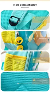 Detail view of adjustable straps and breathable mesh padding on airplane backpack