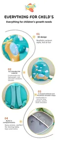 Detailed interior of 3D airplane backpack showing mesh pocket and S-shaped straps