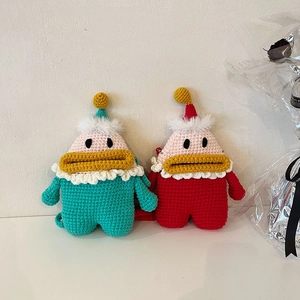 Sac Bandoulière Enfant Crochet Fait Main Mignon Monstre Dessin Animé Tricoté Mini Sac À Épaule Pour Filles Princesse