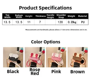 Tableau des tailles montrant les dimensions du cartable pour enfant en similicuir