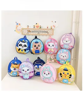 Detailed collection of cute animal hard-shell backpacks for toddlers in vibrant colors