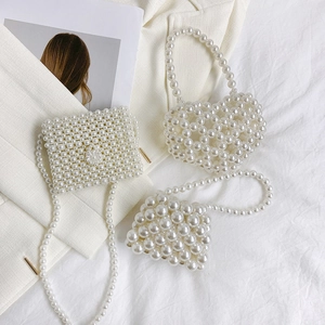 Borsa Di Künstliche Perle Per Ragazze Mini Borsa A Tracolla Intrecciata Bambini Principessa Elegante Accessorio Moda