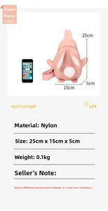 Rosa Kaninchen-Brusttasche für Mädchen, Nylonmaterial, Größe 25x15x5cm im Vergleich