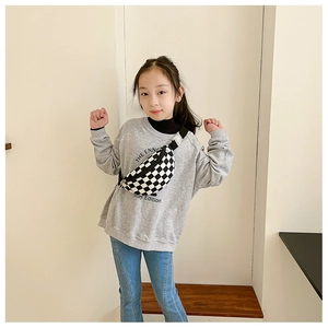 Sac de poitrine pour enfants en toile à damier noir et blanc avec sangle réglable