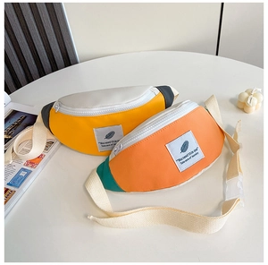 Détails de sacs banane colorés pour enfants en nylon avec sangle réglable et fermeture