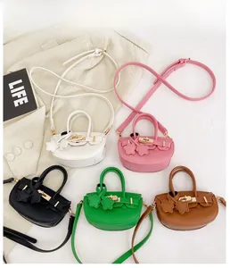 Détails de mini sacs bandoulière en PU multicolores avec breloques étoiles et boucles dorées