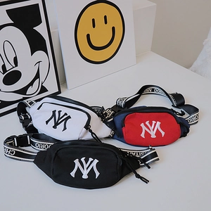 Sac De Poitrine Pour Enfants Toile Nylon Sangle Réglable Sac Banane Mode Voyage Bandoulière Pour Tout-petits Garçons Filles