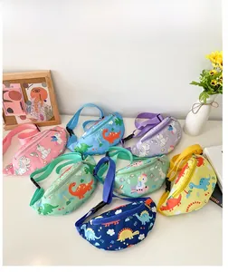 Sacs bandoulière enfants colorés avec motifs mignons de dinosaures et licornes
