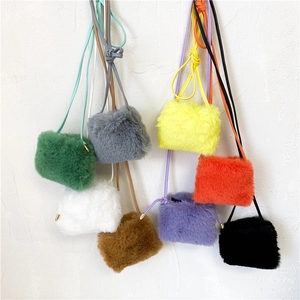 Kinder Mini Kunstfell Umhängetasche Plüsch Flauschig Kleine Schultertasche Für Kleinkinder Mädchen Mode Herbst Winter Trendy