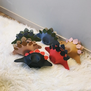 Sac Bandoulière Dinosaure Dessin Animé Mignon Cuir PU Stégosaure Sac À Épaule Pour Enfants Garçons Filles Mini Portefeuille