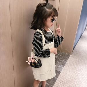 Mini sac bandoulière mignon en tweed pour filles avec breloque lapin et motif floral