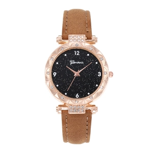 Detailed macro view of starry sky dial and diamond-encrusted rose gold watch case