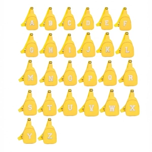 Sac De Poitrine Pour Enfants Nylon Broderie Lettre Blanche Bandoulière Réglable Sac À Bandoulière Sport Garçons Filles