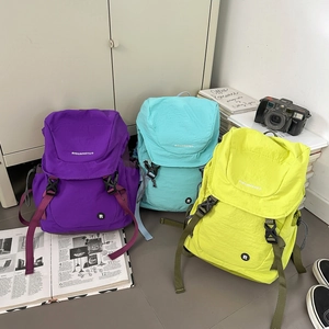 Kinder Rucksack Leichtes Nylon Wasserabweisend Klappe Schnalle Große Kapazität Schule Outdoor Reisen Daypack Für Jungen Mädchen