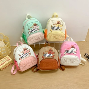 Sac À Dos Enfant Chien Dessin Animé Tissu Oxford Cartable Pour Maternelle Garçons Filles Mignon Léger Respirant