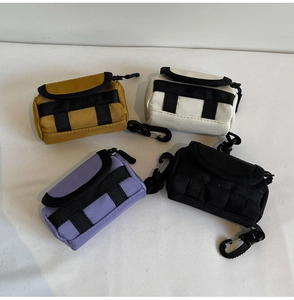 Mini-Schlüsseltaschen im Tactical-Stil in vier Farben mit D-Ring-Haken für Rucksäcke