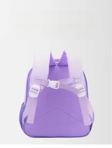 Breathable honeycomb mesh back and ergonomic padded straps on kids backpack