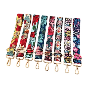 Ethnic Bohemian Printed Wide Bag Strap Replacement Adjustable Polyester Shoulder Crossbody Purse Belt Hardware