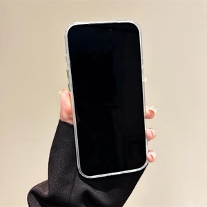 Coque transparente en TPU pour iPhone avec coins renforcés et finition ultra claire