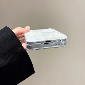 Detail view of precise bottom cutouts for charging port and speakers on bow phone case
