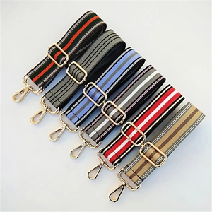 Adjustable wide canvas replacement shoulder straps for crossbody bags in 6 colors