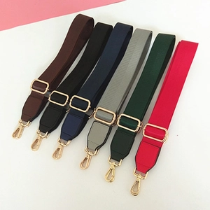 Adjustable Wide Shoulder Strap For Handbags Crossbody Bags Nylon Strap Replacement With Metal Swivel Hook Buckle Accessories