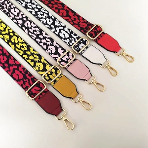 Adjustable leopard print wide shoulder straps with gold hardware in five colors