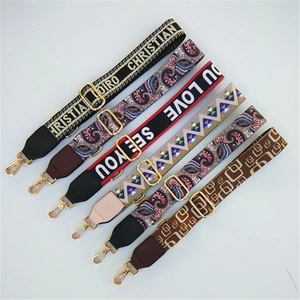 Adjustable wide replacement shoulder straps in diverse ethnic and geometric patterns