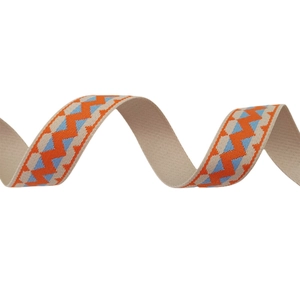 Adjustable 3.8cm wide shoulder strap with colorful wave patterns for crossbody bags