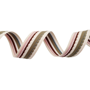 Retro ethnic style woven shoulder strap with colorful jacquard stripes for crossbody bags