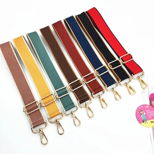 Adjustable Replacement Shoulder Bag Strap Polyester Webbing Belt With Metal Buckles For Women Crossbody Handbag Accessories