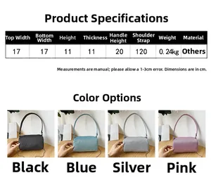 Tabella taglie e guida colori per borsa a tracolla cilindrica stile vintage da donna