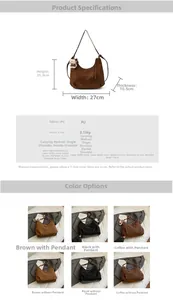 Detailed size chart for large leopard print tote bag with PU material specifications