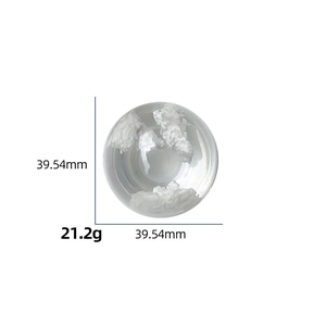 Transparent cloud planet phone stand 39.54mm diameter 21.2g weight product display
