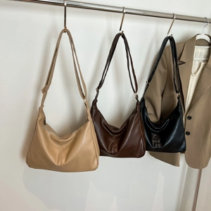 Sac Hobo Vintage Grande Capacité Pour Femmes Sac À Épaule En Similicuir PU Souple Bandoulière Réglable Fourre-Tout