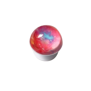 Support rétractable pour téléphone avec motif galaxie 3D et dôme en cristal brillant