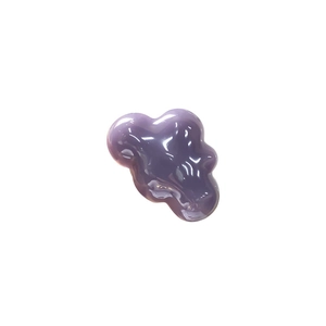 Minimalist lavender cloud air cushion phone stand with retractable glossy folding design