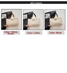 Three minimalist canvas tote bags with leather handles, gold chains, and deer charms