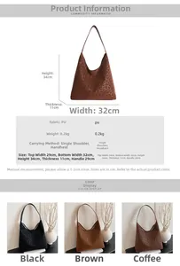 Detailed size specifications and color options for the leopard print tote bag