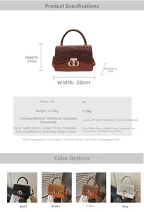 Detail view of leopard print crossbody bag dimensions and size specifications chart