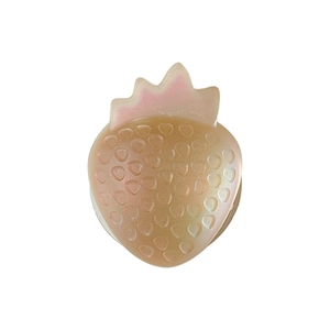 Iridescent strawberry phone socket stand with minimalist foldable design for desk